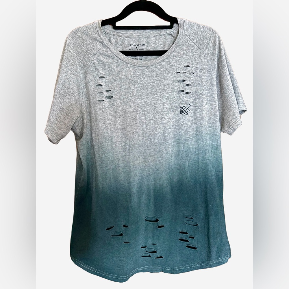 Jed North Distressed Dip Dye Tee (Men’s Medium)
